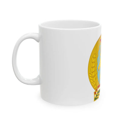 Coat of arms of Hungary (1949-1956) - White Coffee Mug-Go Mug Yourself