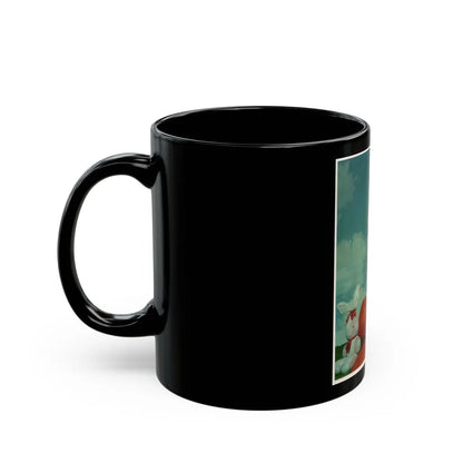 Gila Golan #42 (Vintage Female Icon) Black Coffee Mug-Go Mug Yourself