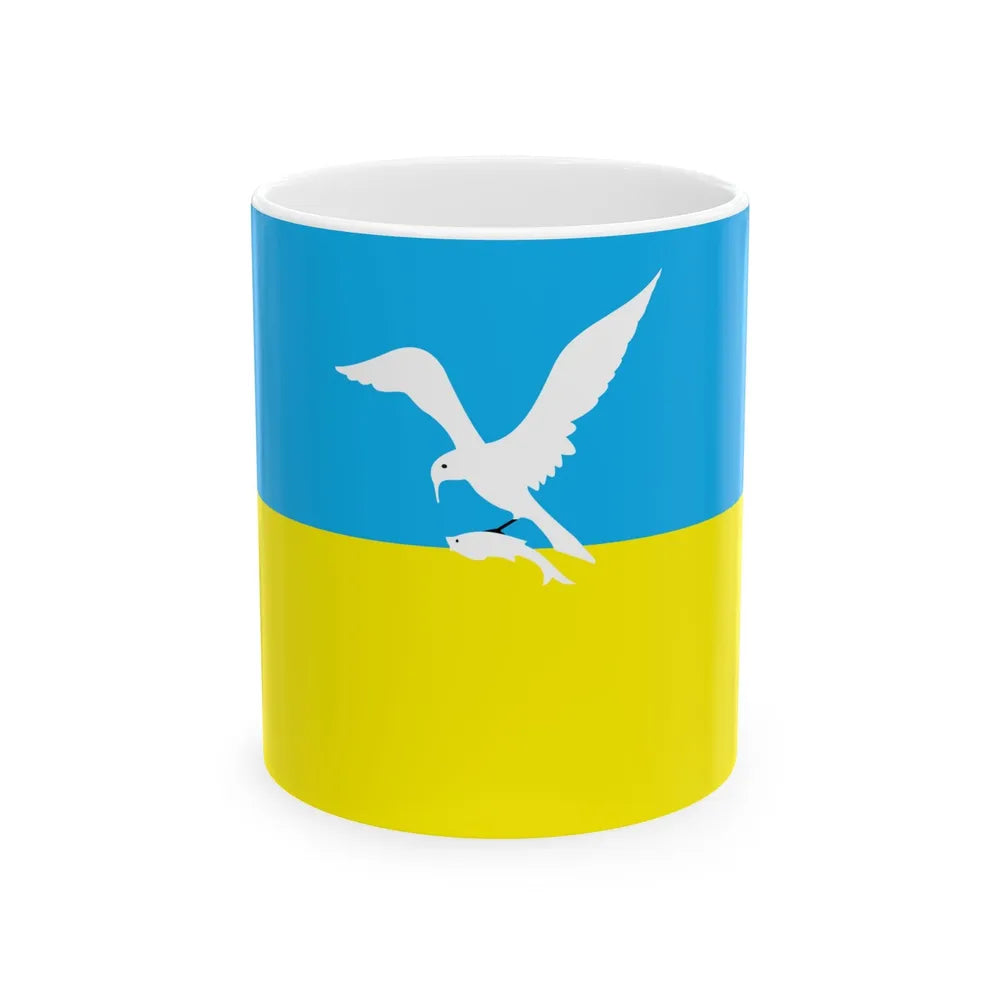 Flag of Sopot Poland - White Coffee Mug-11oz-Go Mug Yourself