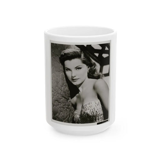 Debra Paget #661 (Vintage Female Icon) White Coffee Mug-15oz-Go Mug Yourself