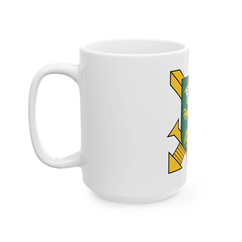 Coat of Arms of Finnish Ground Force - White Coffee Mug-Go Mug Yourself