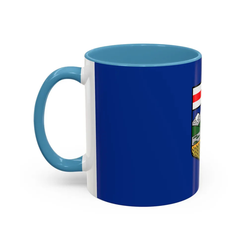 Flag of Alberta Canada - Accent Coffee Mug-Go Mug Yourself