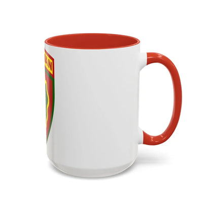 Hawaiian Division (U.S. Army) Accent Coffee Mug-Go Mug Yourself