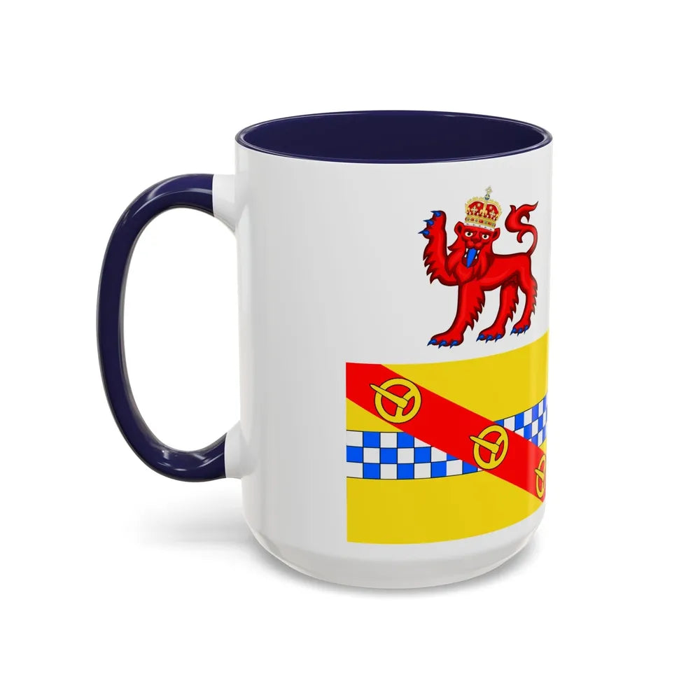 Flag of Angus UK - Accent Coffee Mug-Go Mug Yourself