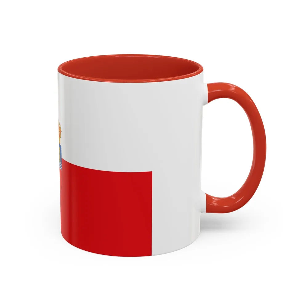 Flag of Cantabria Spain - Accent Coffee Mug-Go Mug Yourself