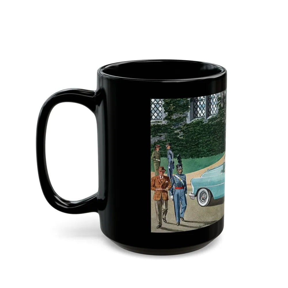 Buick Skylark, Esquire magazine, November 1954 - Black Coffee Mug-Go Mug Yourself