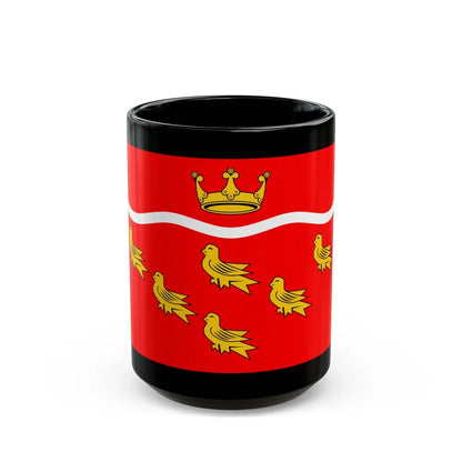 Flag of East Sussex UK - Black Coffee Mug-15oz-Go Mug Yourself