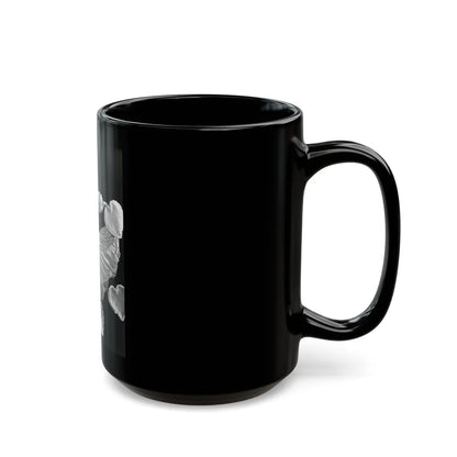 Cathy Downs #29 (Vintage Female Icon) Black Coffee Mug-Go Mug Yourself