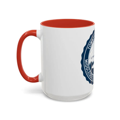 Seal of Edison NJ - Accent Coffee Mug-Go Mug Yourself