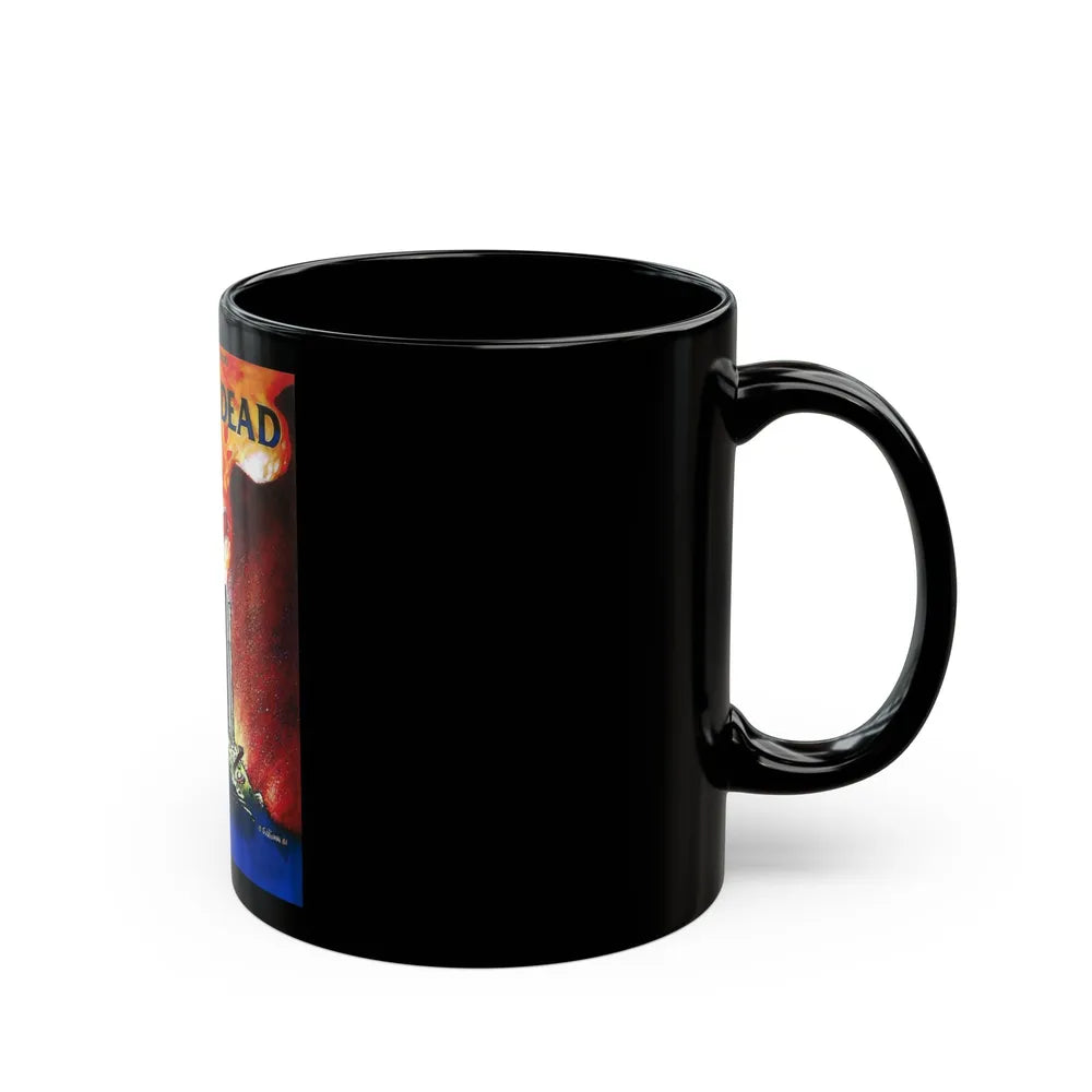 BOOK OF THE DEAD (EVIL DEAD ORIGINAL TITLE) 1981 Movie Poster - Black Coffee Mug-Go Mug Yourself