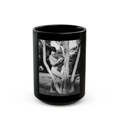 Francine York #36 (Vintage Female Icon) Black Coffee Mug-15oz-Go Mug Yourself