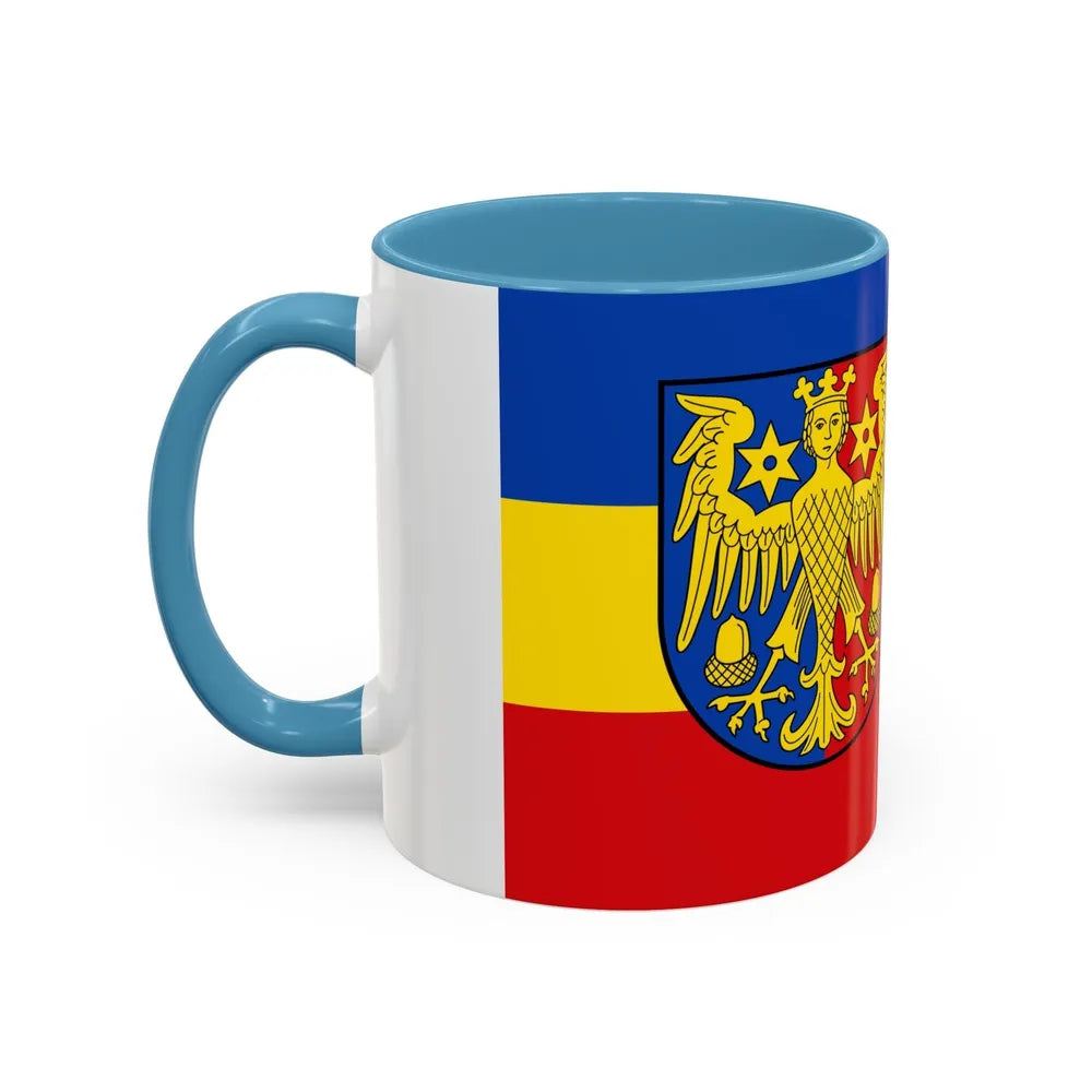 Flag of Aurich Germany - Accent Coffee Mug-Go Mug Yourself