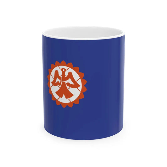 Flag of Suita Osaka Japan - White Coffee Mug-11oz-Go Mug Yourself