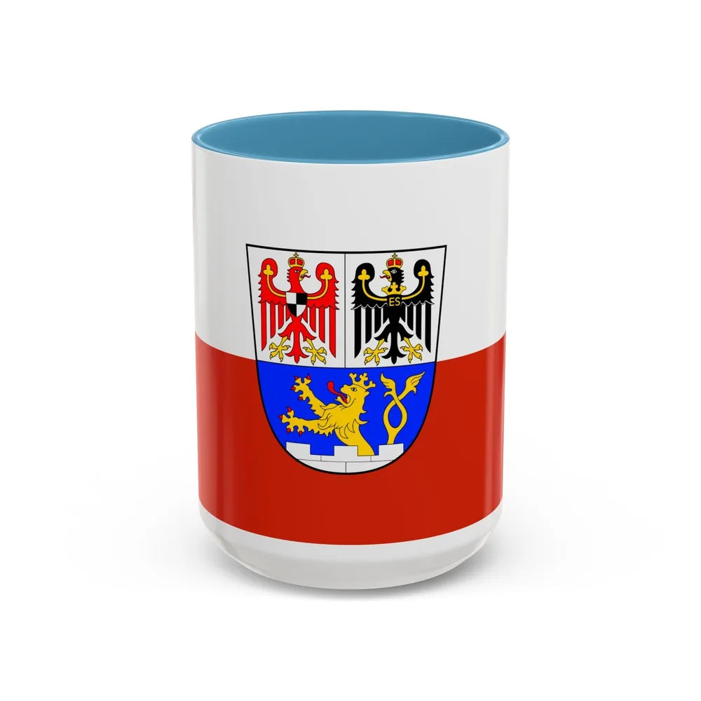 Flag of Erlangen Germany - Accent Coffee Mug-15oz-Light Blue-Go Mug Yourself