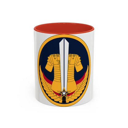 Reserve Careers Division (U.S. Army) Accent Coffee Mug-11oz-Red-Go Mug Yourself