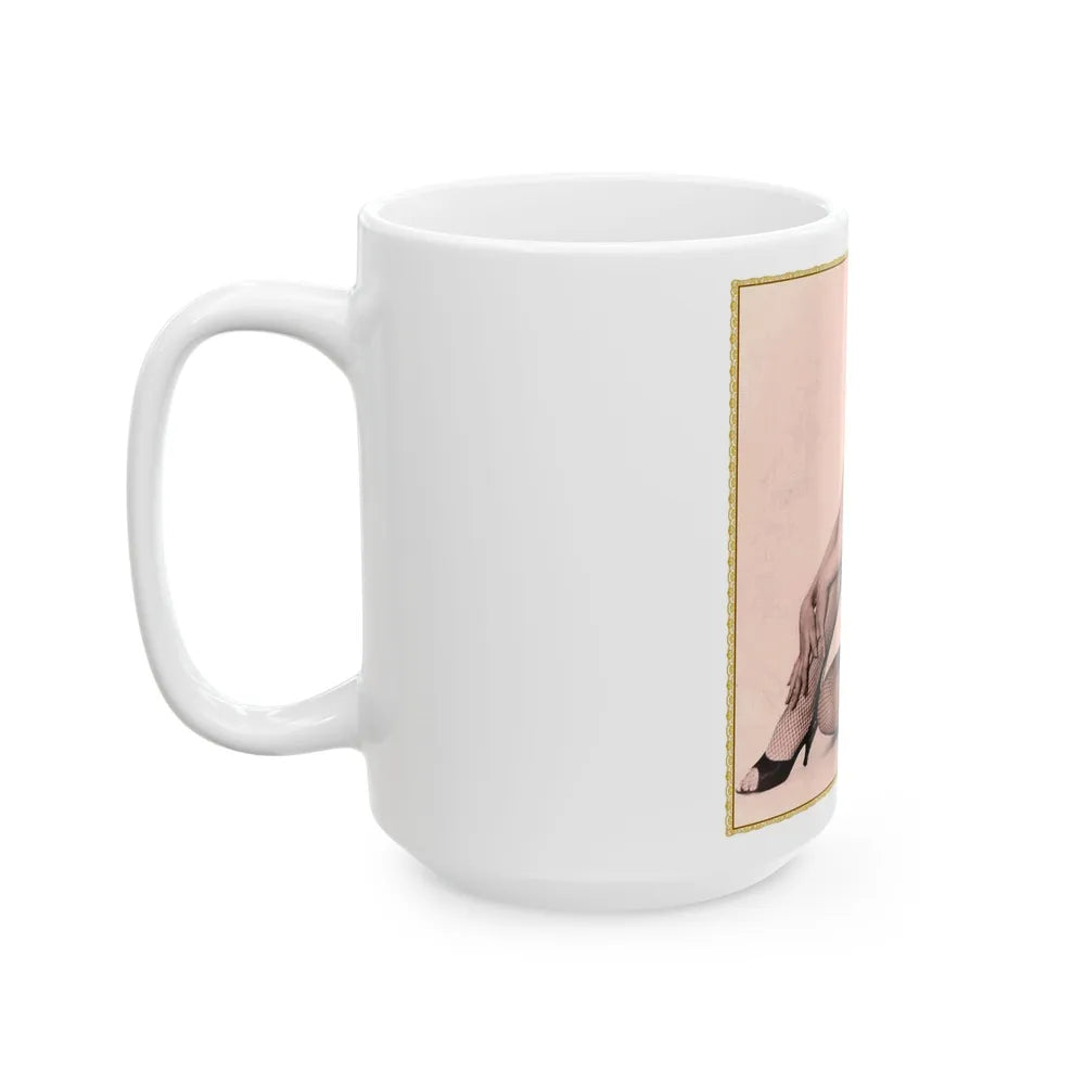 Julie Newmar #343 (Vintage Female Icon) White Coffee Mug-Go Mug Yourself