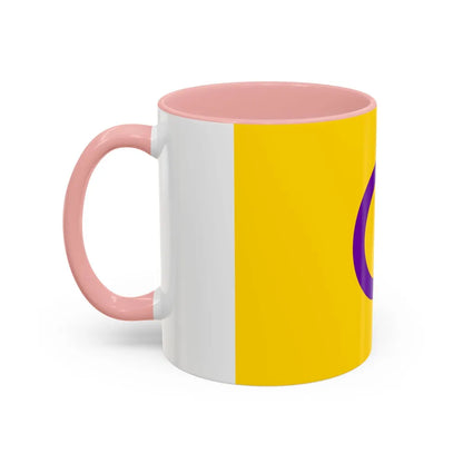 Intersex Pride Flag - Accent Coffee Mug-Go Mug Yourself