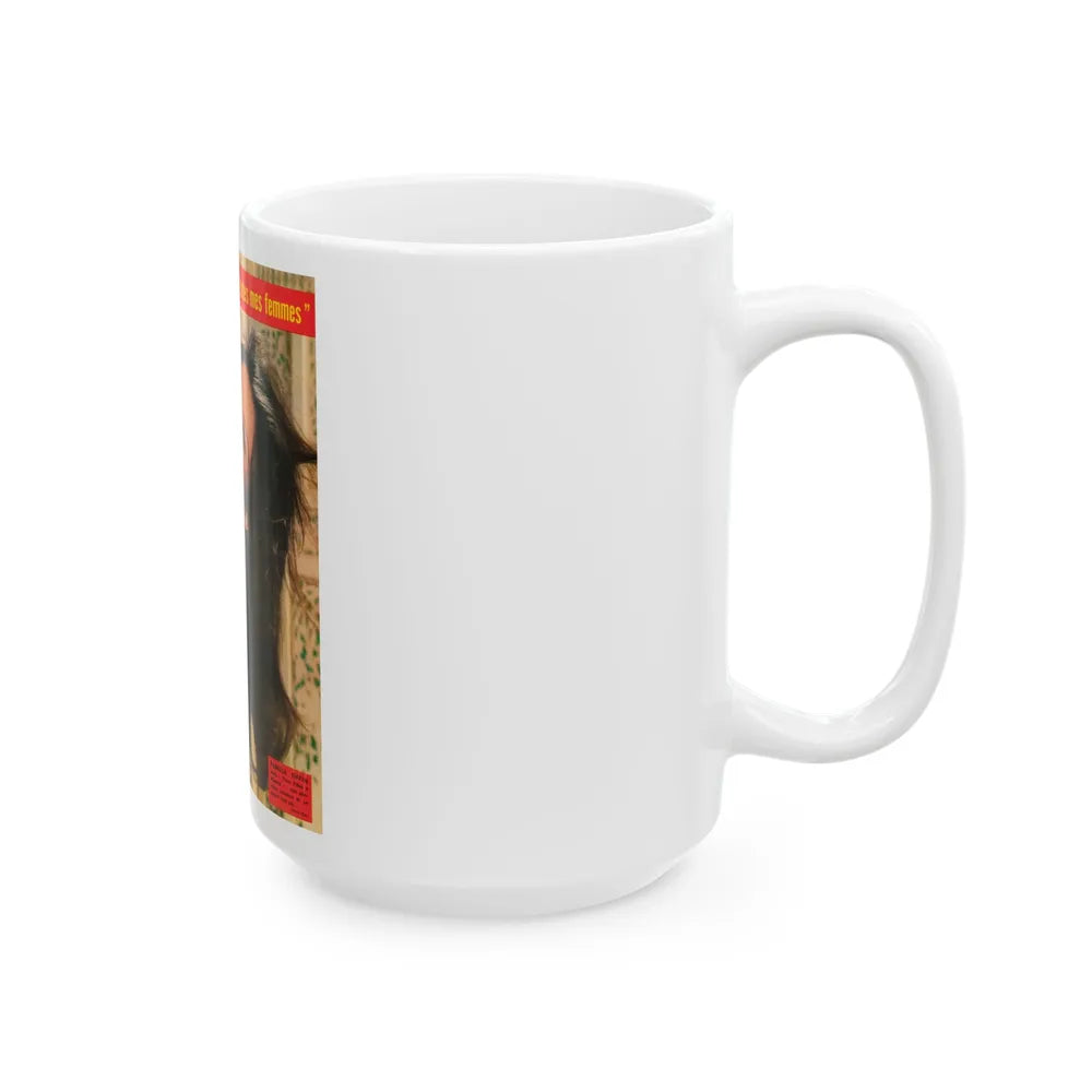 Pamela Tiffin #51 - Mag. Cover (Vintage Female Icon) White Coffee Mug-Go Mug Yourself