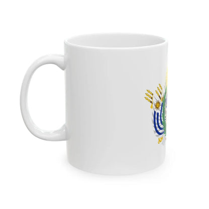 Coat of arms of Uruguay (1829-1908) - White Coffee Mug-Go Mug Yourself