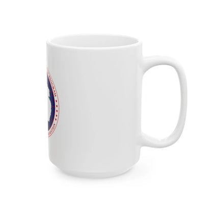 Flag of National Science Foundation Antarctic Program - White Coffee Mug-Go Mug Yourself