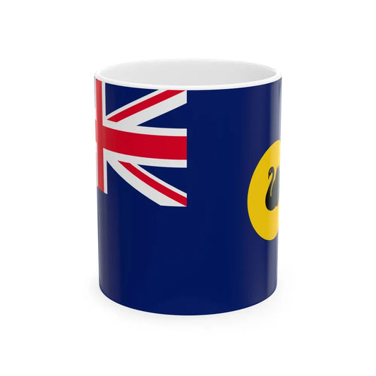 Flag of Western Australia - White Coffee Mug-11oz-Go Mug Yourself