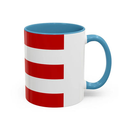 Flag of Cuneo Italy - Accent Coffee Mug-Go Mug Yourself