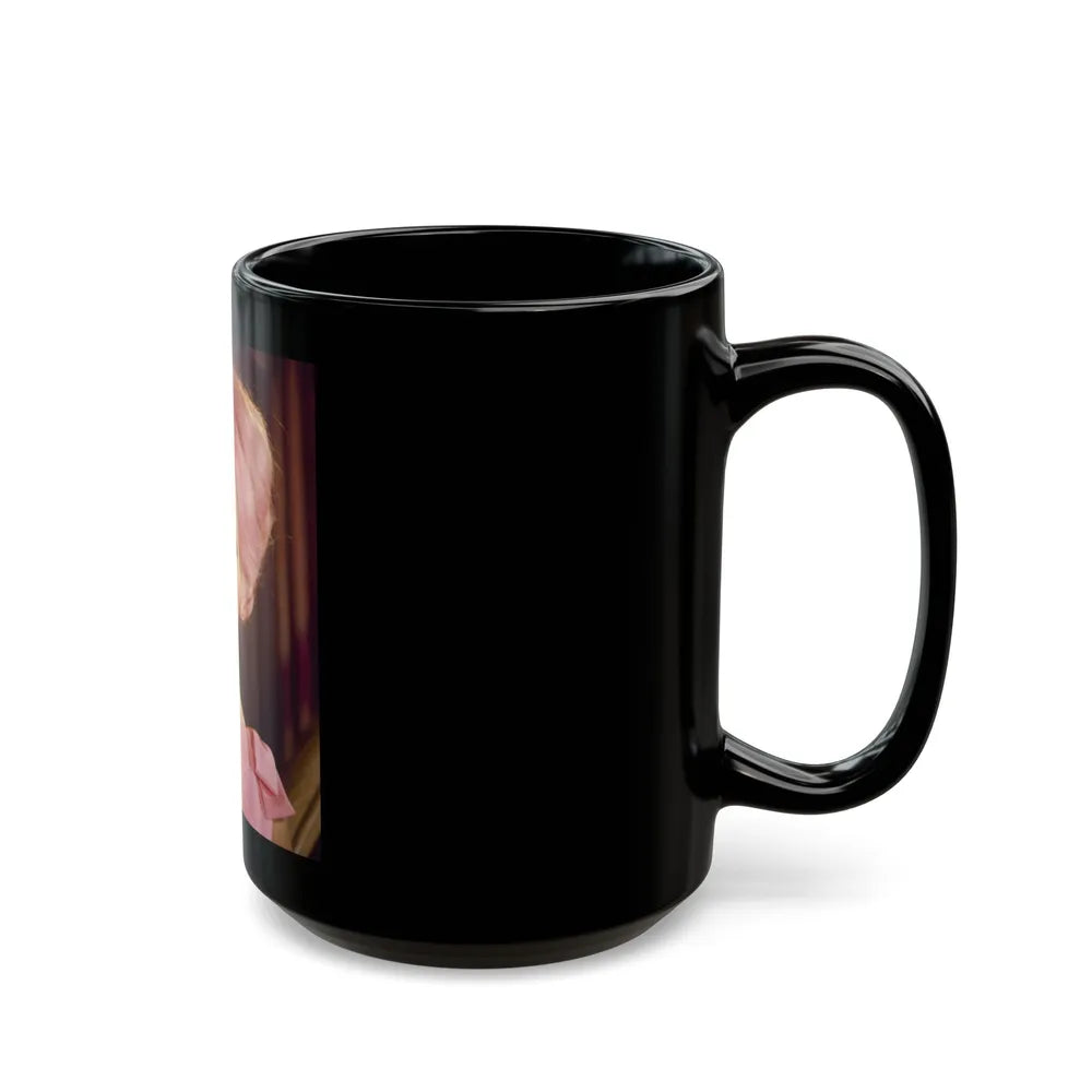 Diane McBaine #23 (Vintage Female Icon) Black Coffee Mug-Go Mug Yourself