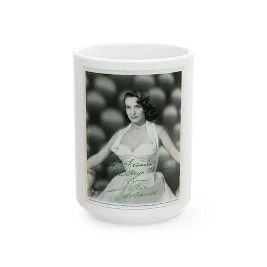 Julia Adams #169 (Vintage Female Icon) White Coffee Mug-15oz-Go Mug Yourself