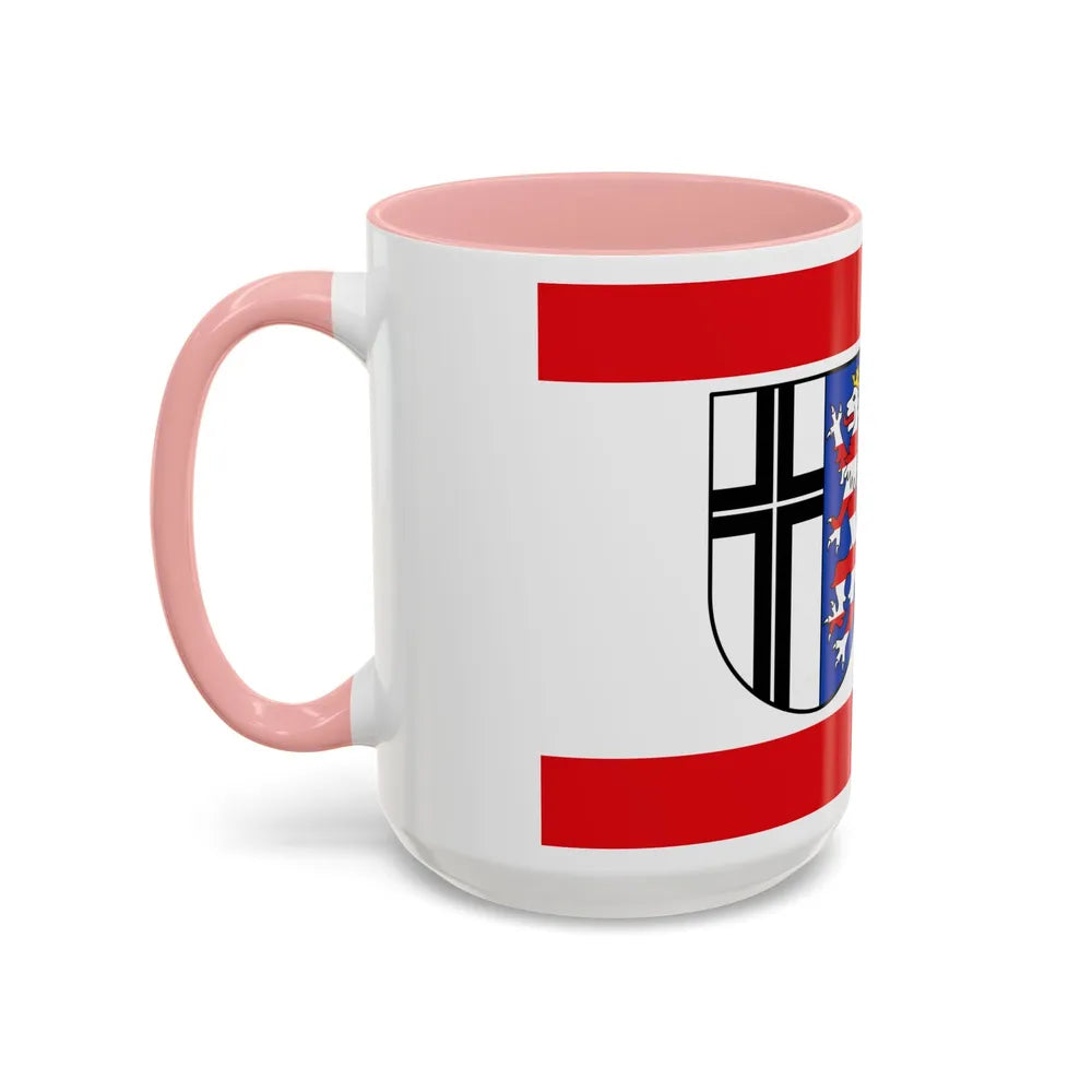 Flag of Fulda Germany - Accent Coffee Mug-Go Mug Yourself