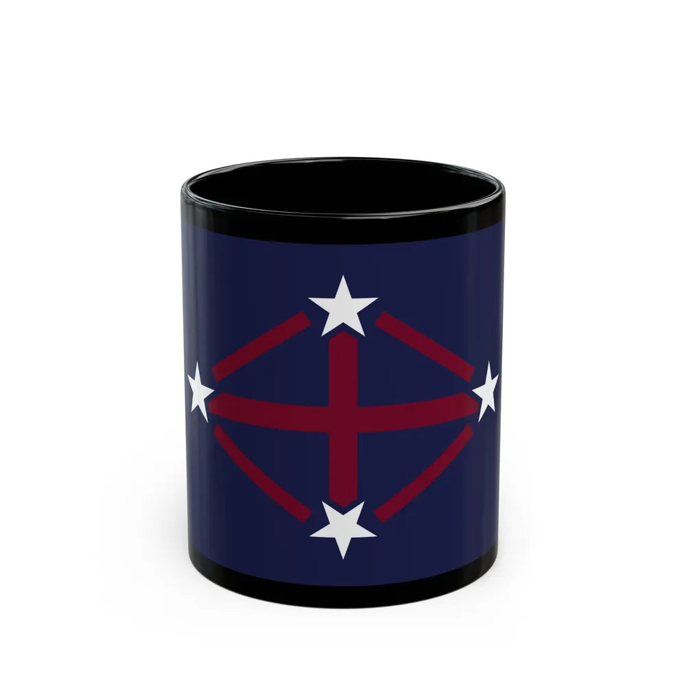 Flag of Imperial Japanese Antarctic Expedition 2 - Black Coffee Mug-11oz-Go Mug Yourself