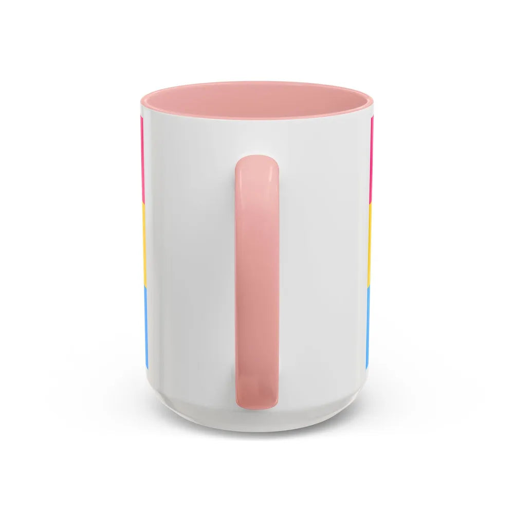 Pansexuality Pride Flag - Accent Coffee Mug-Go Mug Yourself