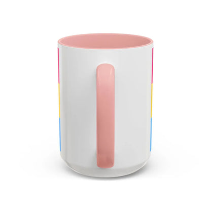 Pansexuality Pride Flag - Accent Coffee Mug-Go Mug Yourself