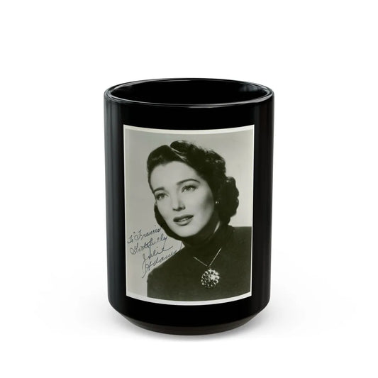 Julia Adams #209 (Vintage Female Icon) Black Coffee Mug-15oz-Go Mug Yourself