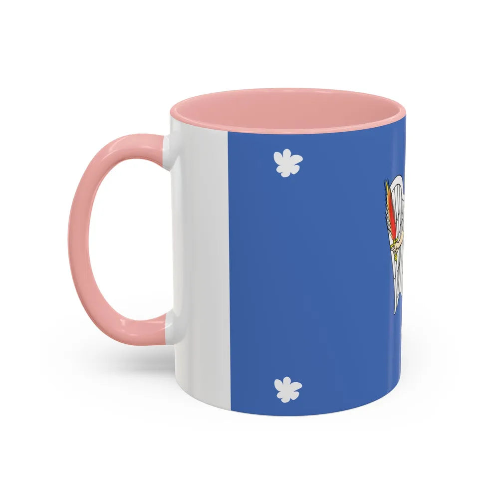 Flag of Iklin Malta - Accent Coffee Mug-Go Mug Yourself