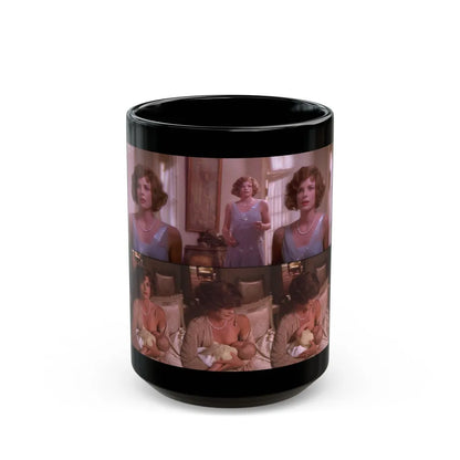 Katharine Ross #28 - (Vintage Female Icon) Black Coffee Mug-15oz-Go Mug Yourself