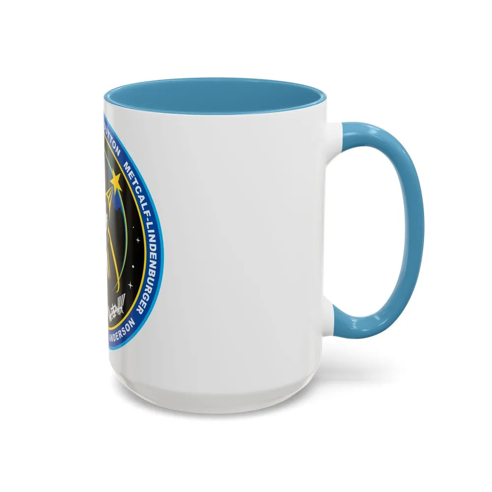 STS 131 (NASA) Accent Coffee Mug-Go Mug Yourself