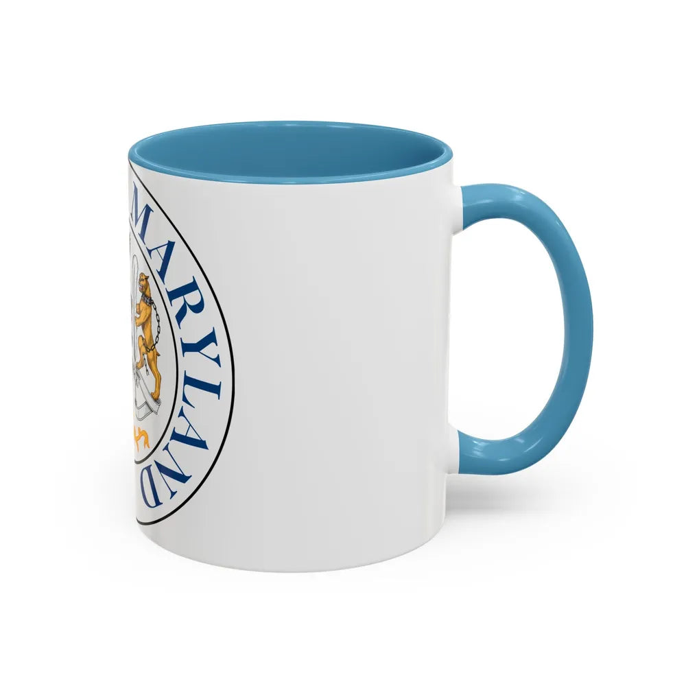 Seal of Rockville Maryland - Accent Coffee Mug-Go Mug Yourself