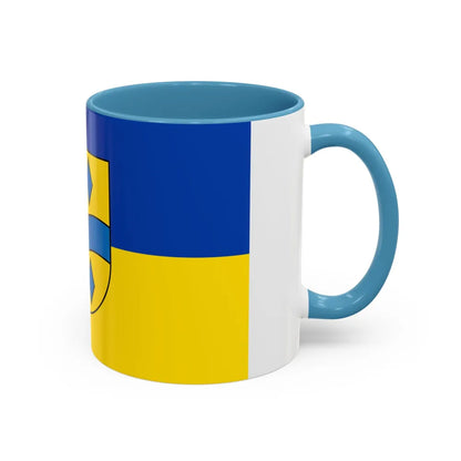 Flag of Enzkreis Germany - Accent Coffee Mug-Go Mug Yourself