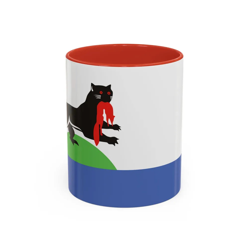 Flag of Irkutsk Russia - Accent Coffee Mug-11oz-Red-Go Mug Yourself