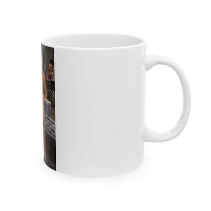 Ola Ray #52 (Vintage Female Icon) White Coffee Mug-Go Mug Yourself