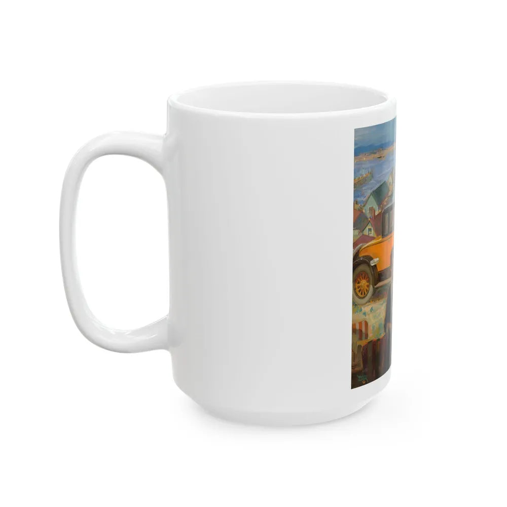 Car advertisement - White Coffee Mug-Go Mug Yourself