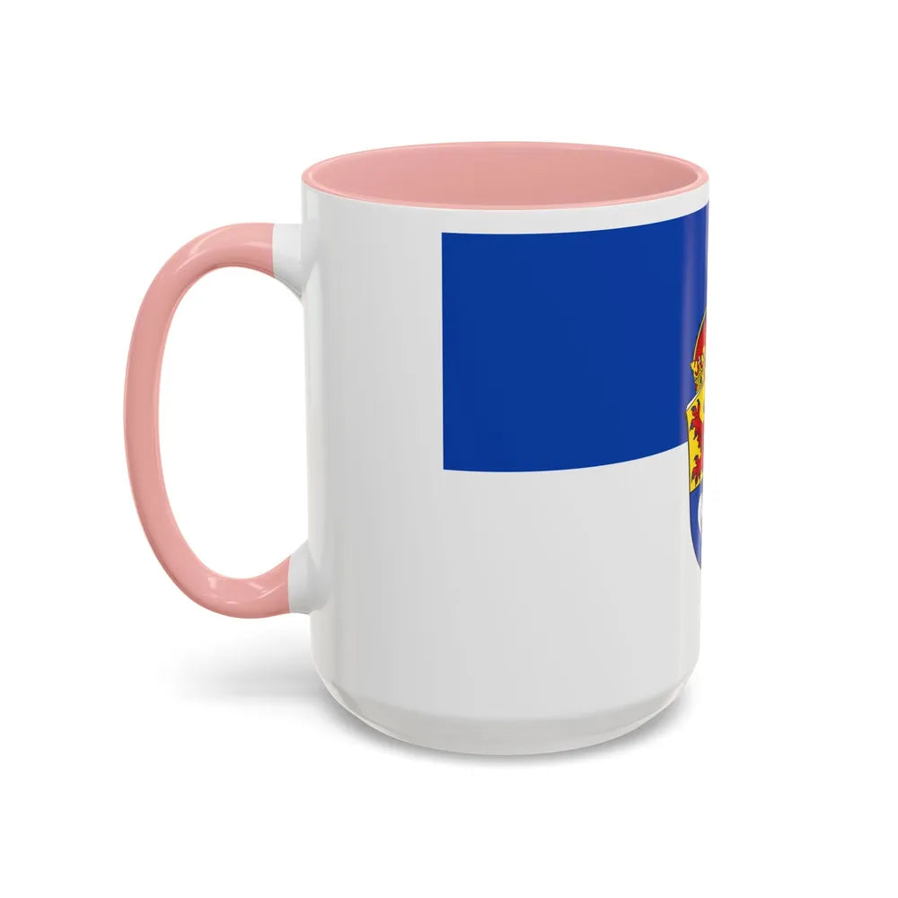 Flag of Darmstadt Germany - Accent Coffee Mug-Go Mug Yourself