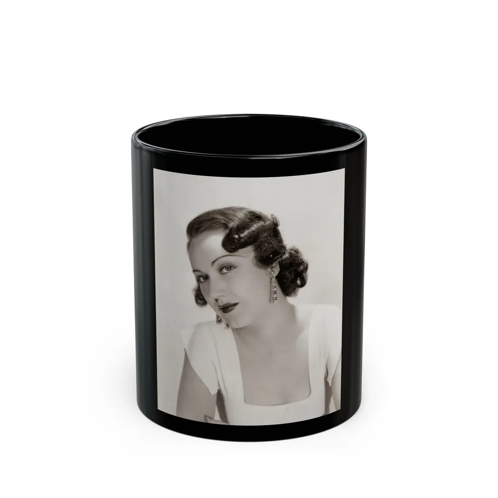 Fay Wray #199 (Vintage Female Icon) Black Coffee Mug-11oz-Go Mug Yourself