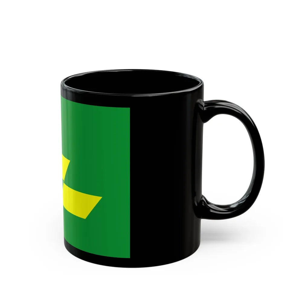 Flag of Miyazaki Prefecture Japan - Black Coffee Mug-Go Mug Yourself