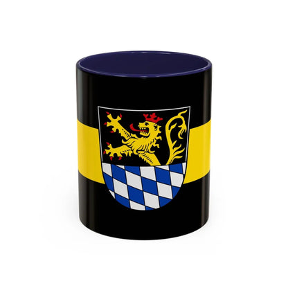 Flag of Amberg Germany - Accent Coffee Mug-11oz-Navy-Go Mug Yourself