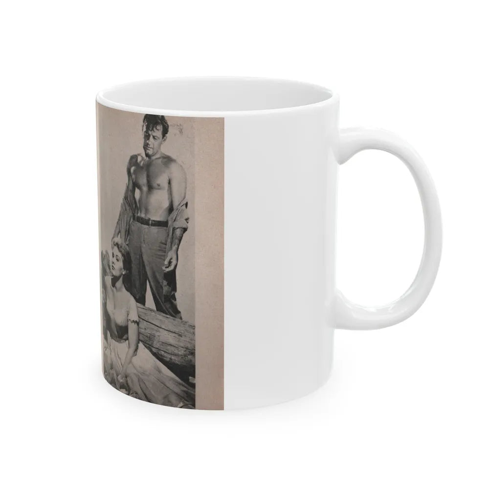 Kim Novak #165 - Scanned Mag. 66 Photos (Vintage Female Icon) White Coffee Mug-Go Mug Yourself