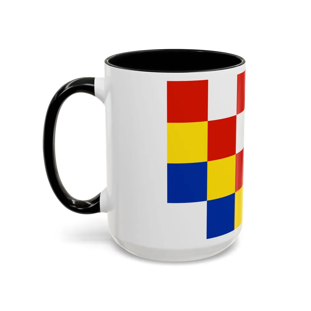 Flag of Antwerp Belgium - Accent Coffee Mug-Go Mug Yourself