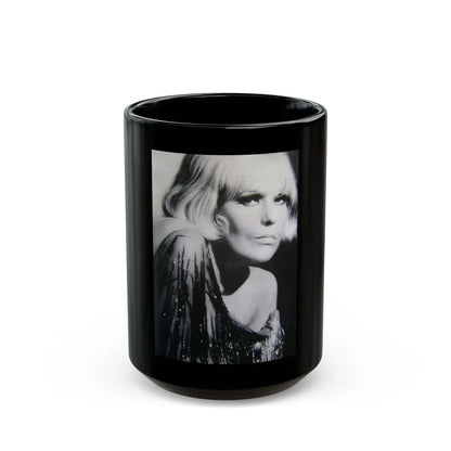 Kim Novak #378 (Vintage Female Icon) Black Coffee Mug-15oz-Go Mug Yourself