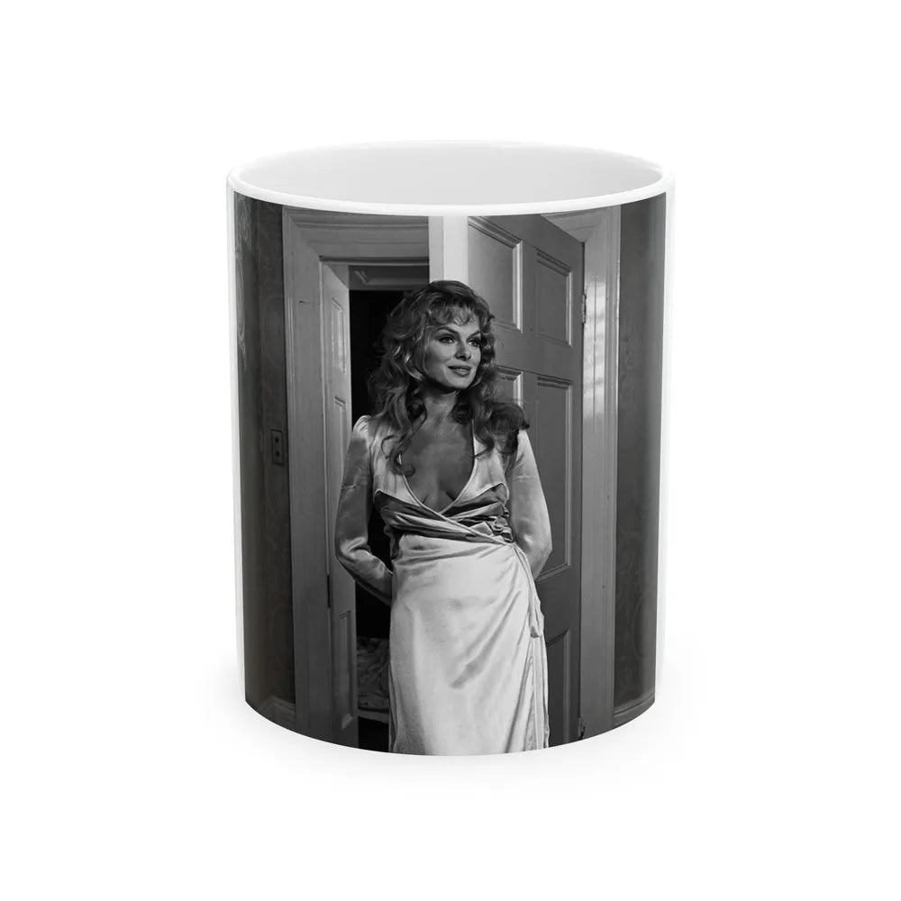 Julie Ege #257 (Vintage Female Icon) White Coffee Mug-11oz-Go Mug Yourself