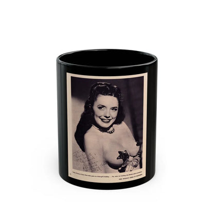 Evelyn West #13 (Vintage Female Icon) Black Coffee Mug-11oz-Go Mug Yourself